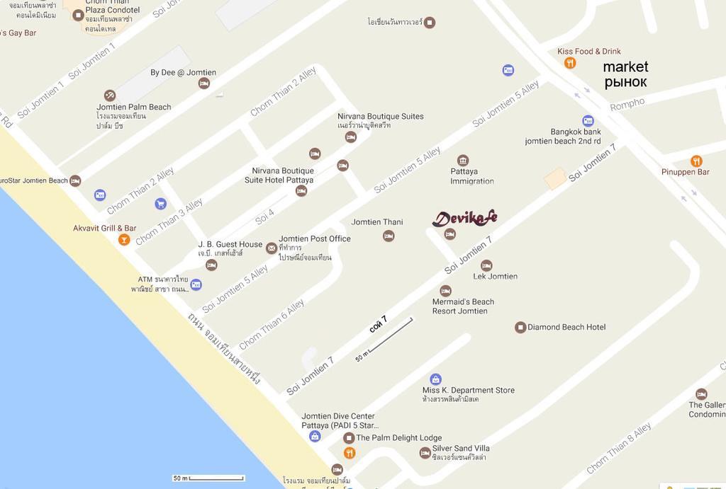 乔木提恩海滩 Devika Fe酒店 外观 照片